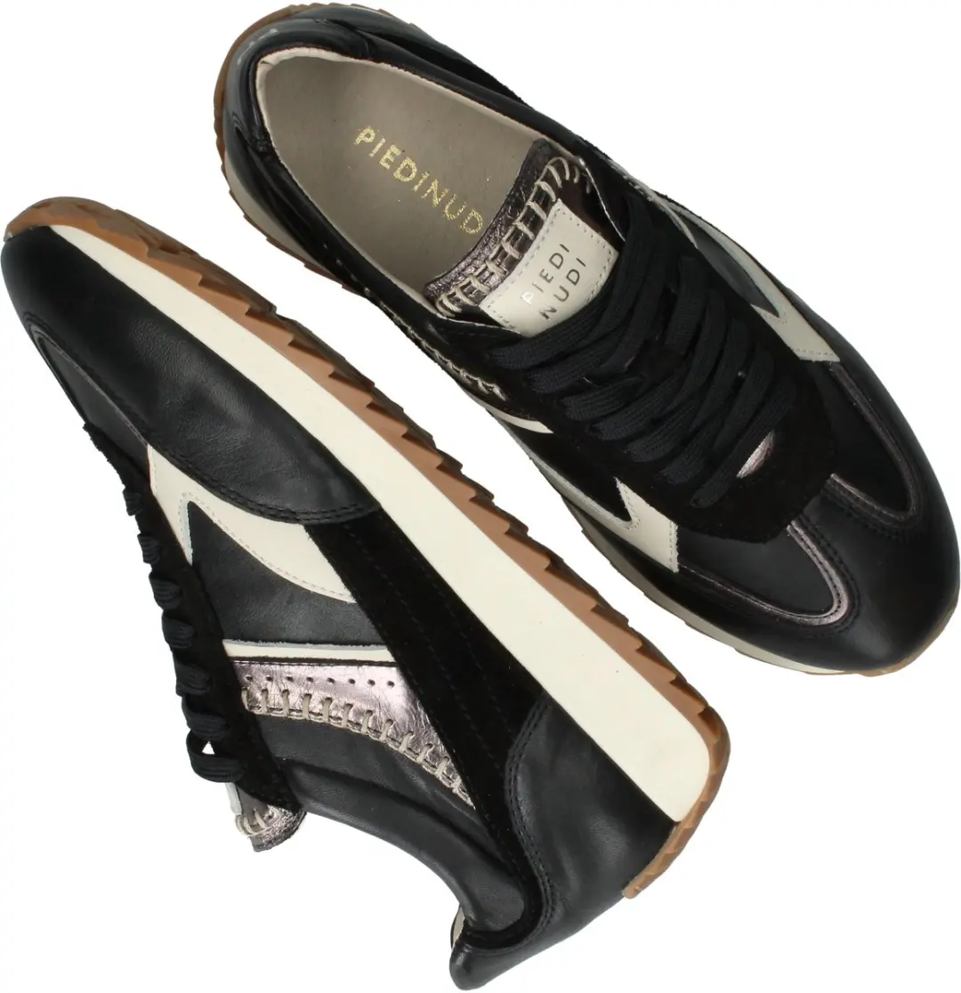 Piedi Nudi Harlem 02 Sneakers Dames - Zwart - 38 - afbeelding 5 van 6