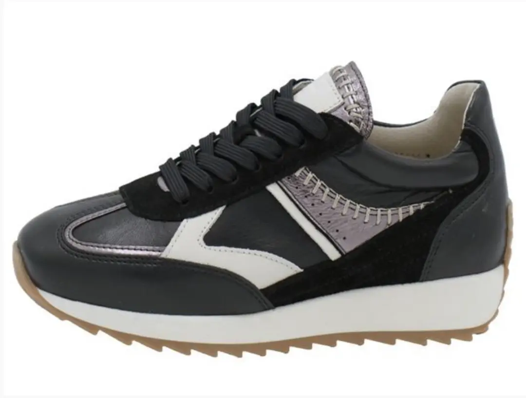 Piedi Nudi Harlem 02 Sneakers Dames - Zwart - 38 - afbeelding 2 van 6