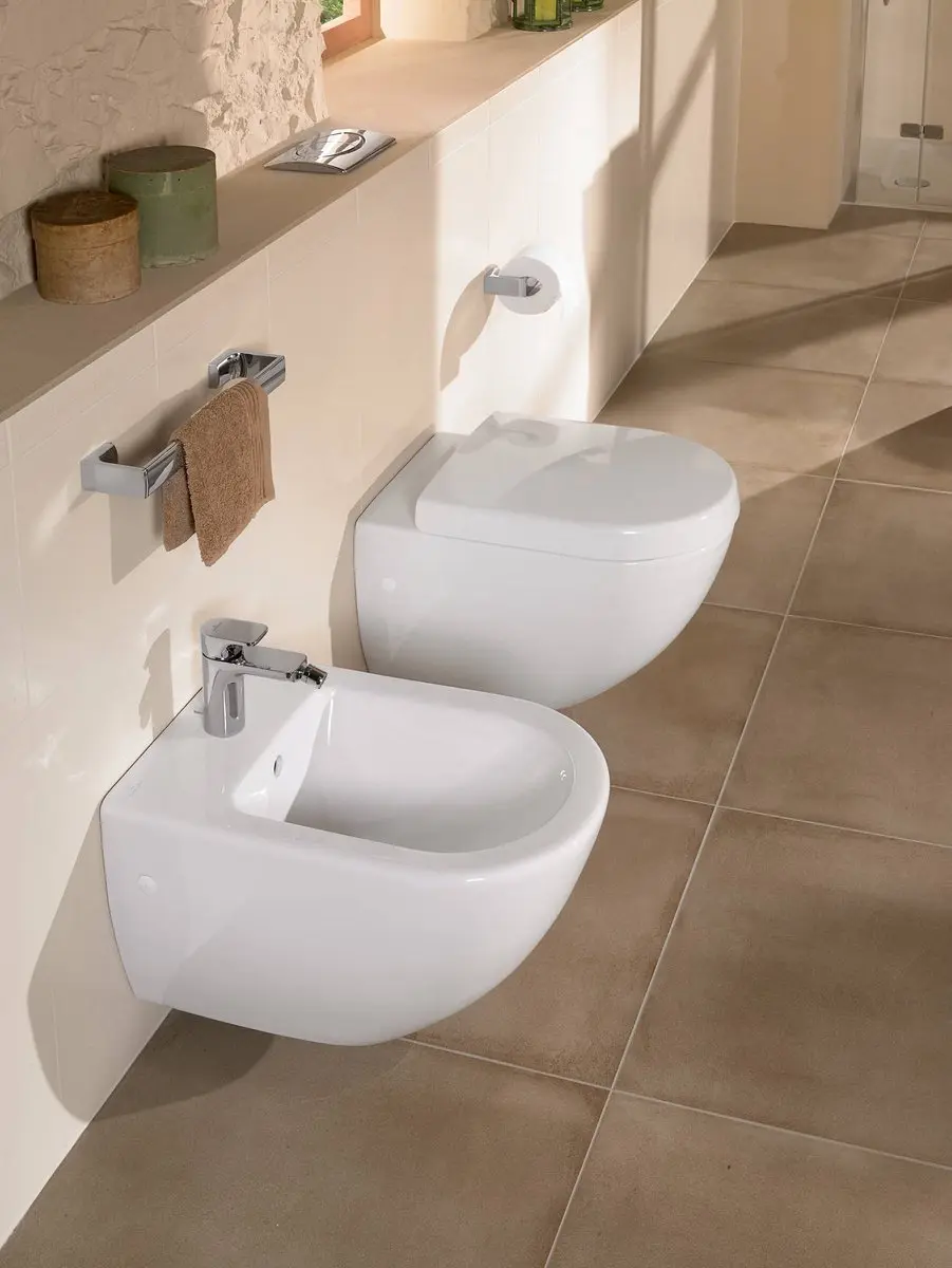 Villeroy & Boch Subway Closetzitting met Deksel - Wit - afbeelding 5 van 6