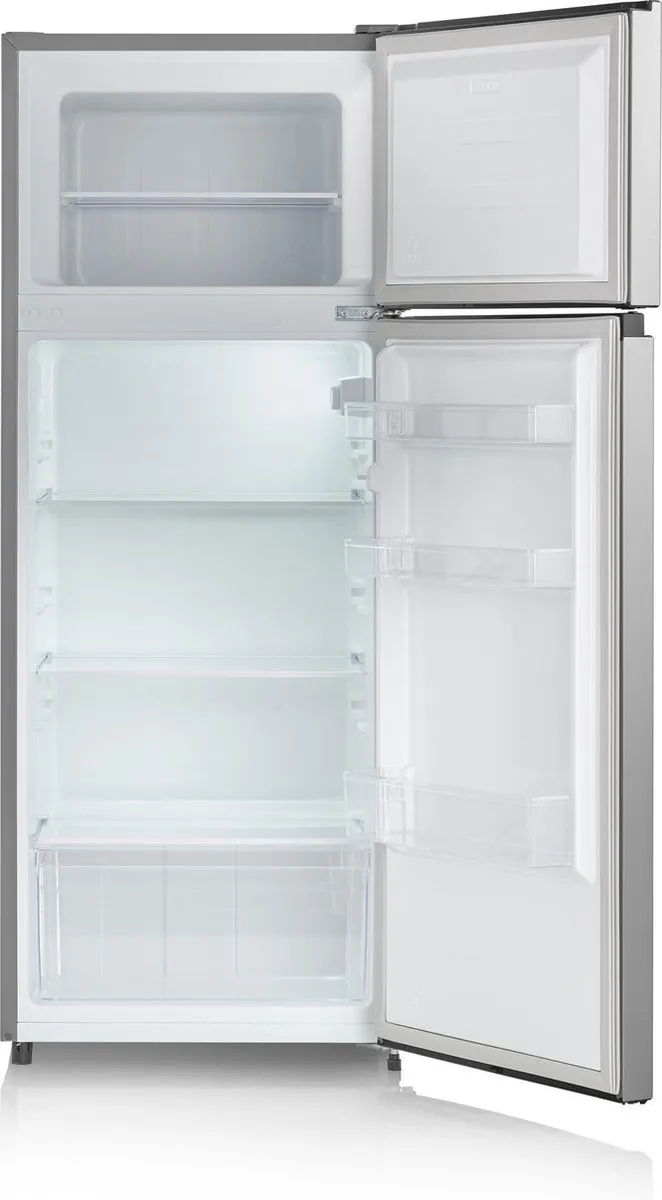 Severin DT 8761 Koel-Vriescombinatie 205L - Vriesvak 40L - Zilver
