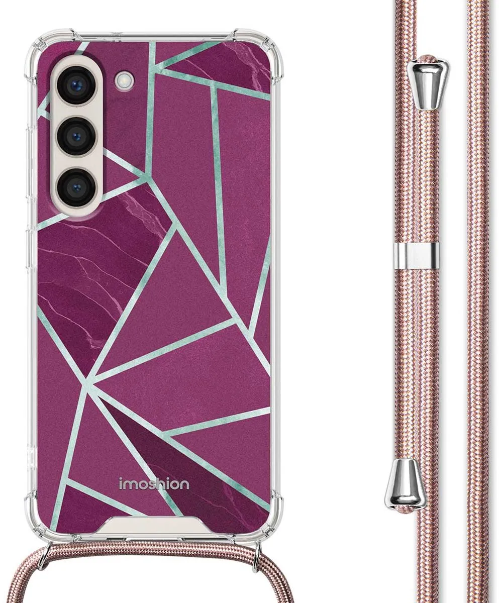 Imoshion Hoesje Samsung Galaxy S23 Bordeaux Graphic