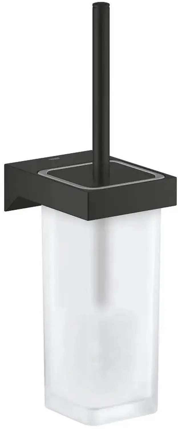 GROHE toiletborstelgarnituur Selection Cube 40857, wandmontage, matt black, 4085
