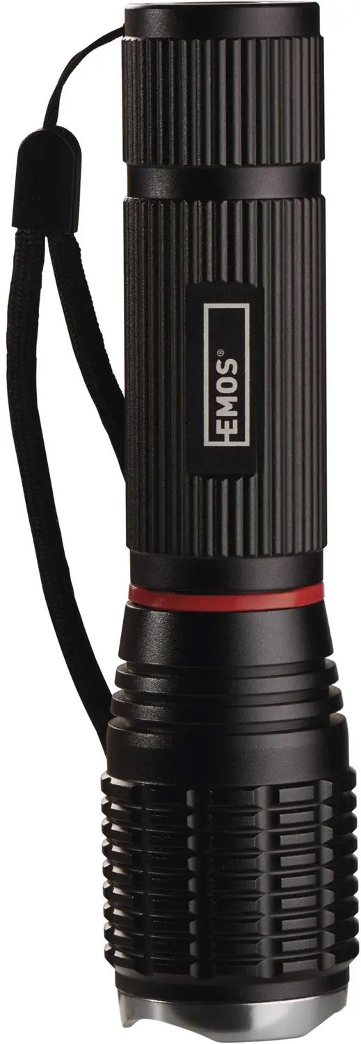 Emos P3111 LED Zaklamp - 230 lm - Zwart - afbeelding 2 van 6