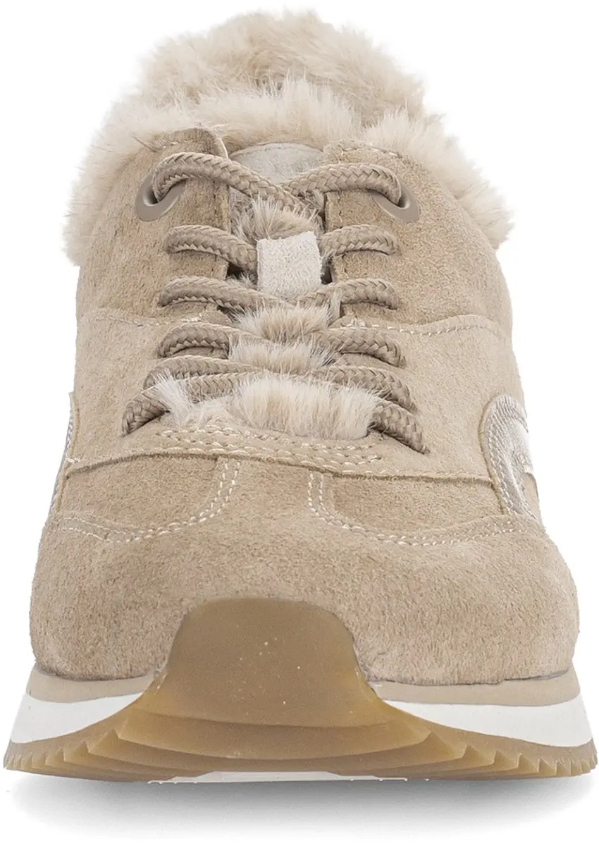 Gabor Dames Sneakers - Beige Leer - afbeelding 3 van 6