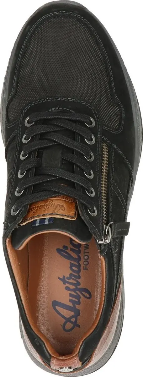 Australian Hurricane Leather Veterschoenen - Zwart - afbeelding 6 van 6