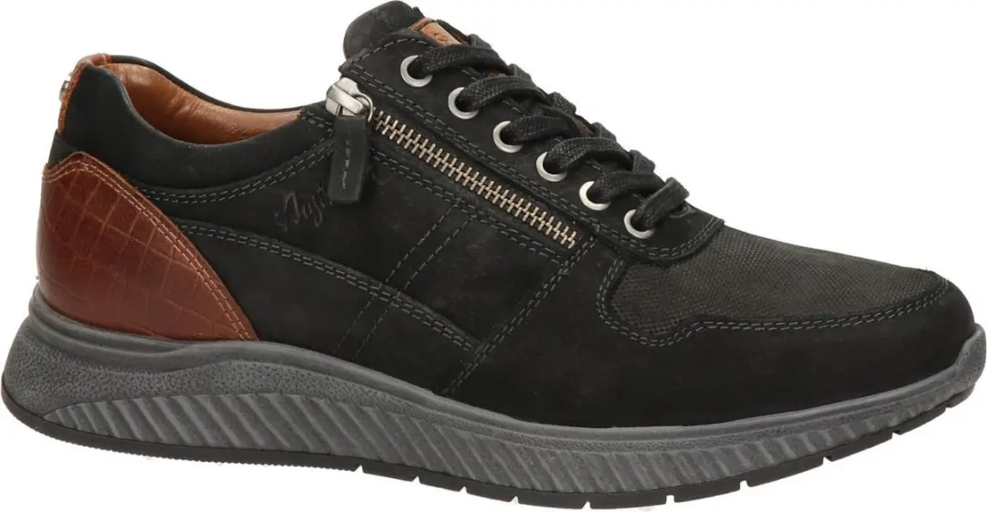 Australian Hurricane Leather Veterschoenen - Zwart - afbeelding 2 van 6