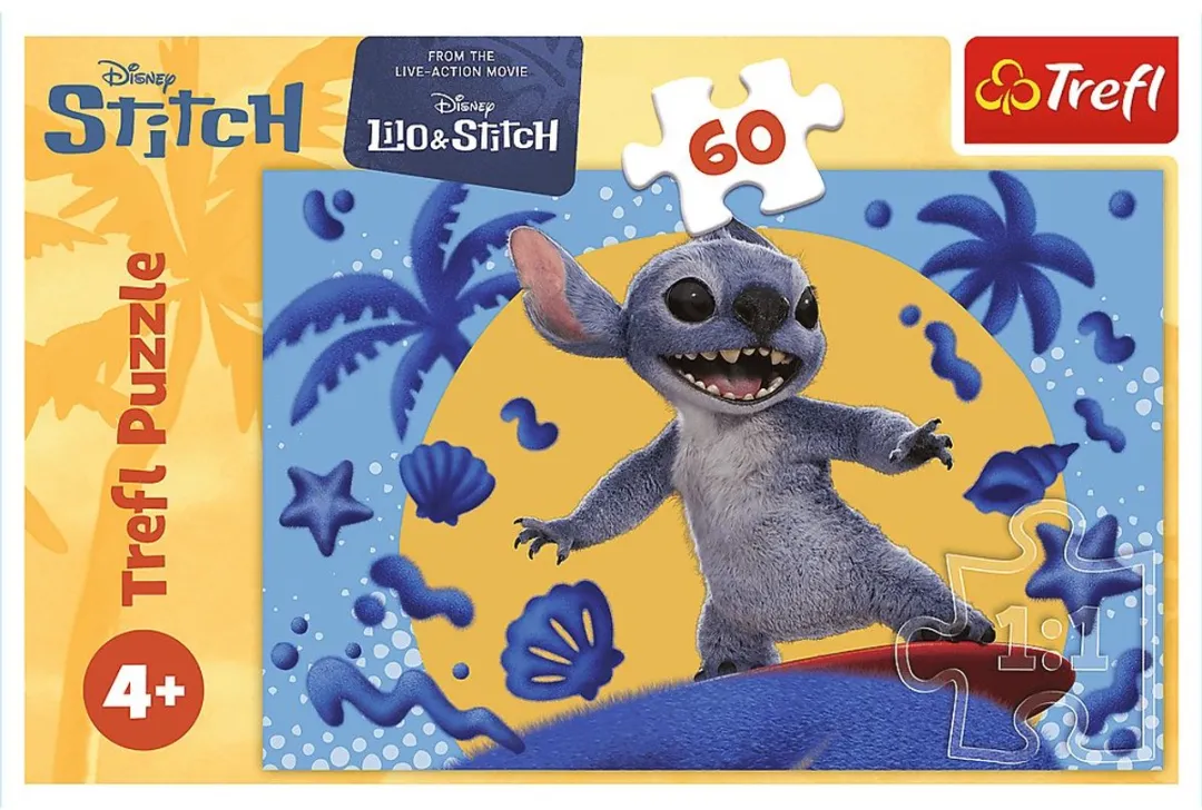 Trefl Disney Stitch Puzzel 60 Stuks - Multicolor