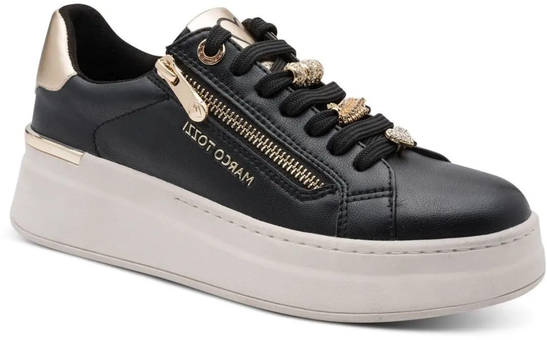 Marco Tozzi Dames Sneaker 2-23765-47 001 F-breedte Maat: 38 EU