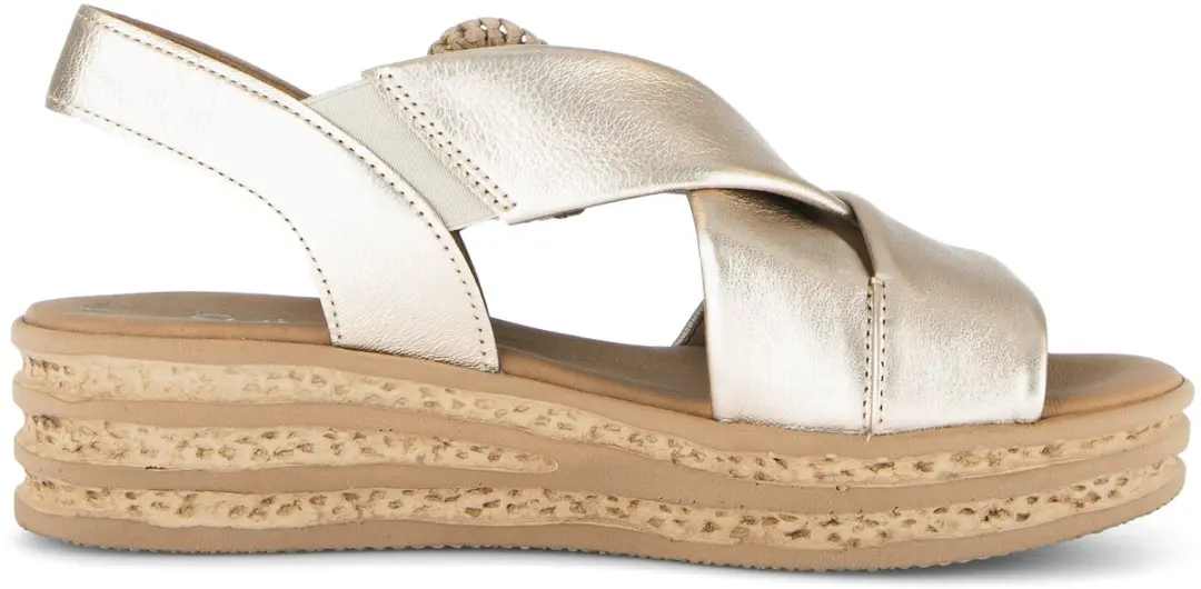 Gabor Damen Sandalette - Goud - afbeelding 2 van 6