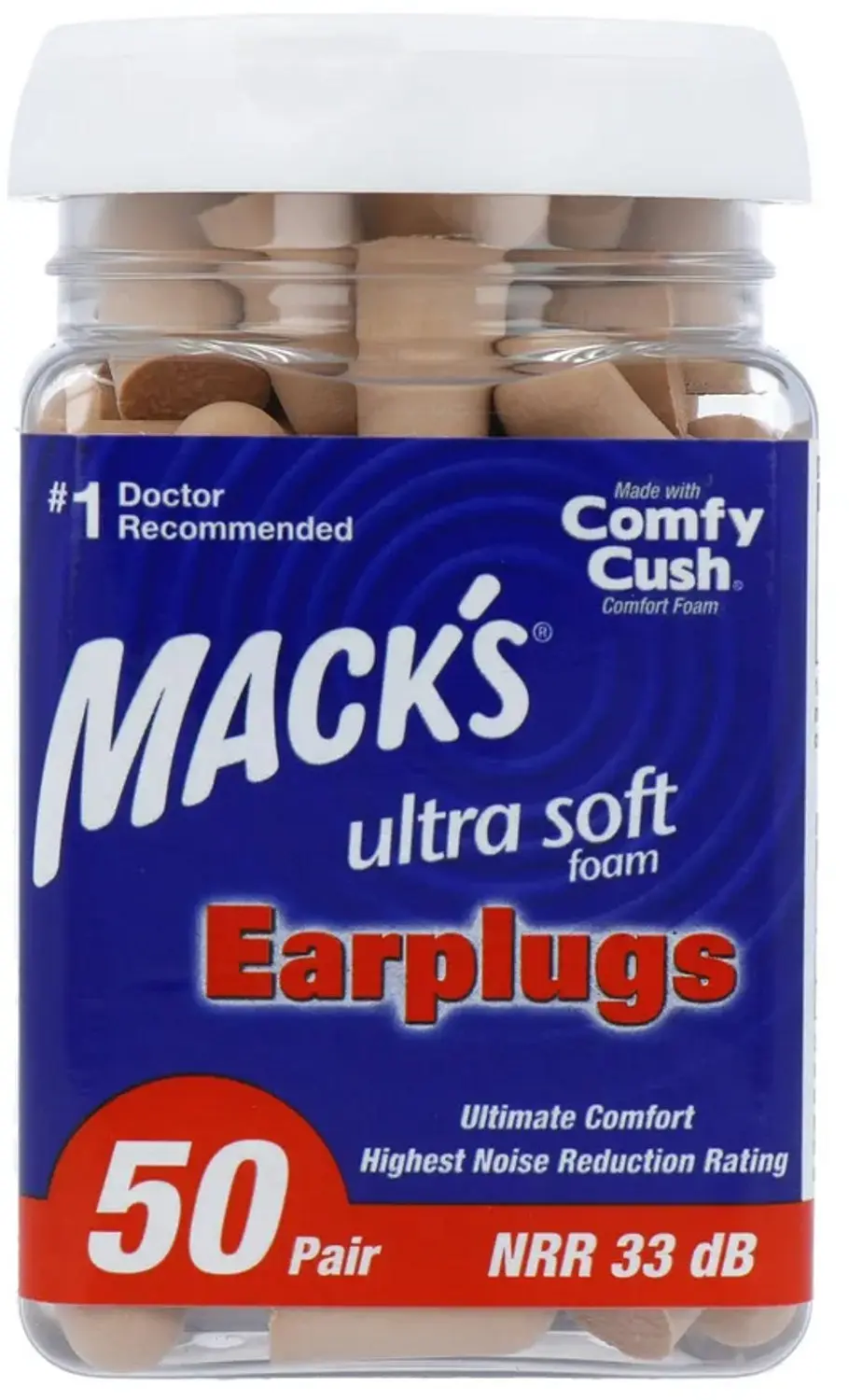 Macks Ultra Soft Oordopjes - 50 paar - afbeelding 3 van 3
