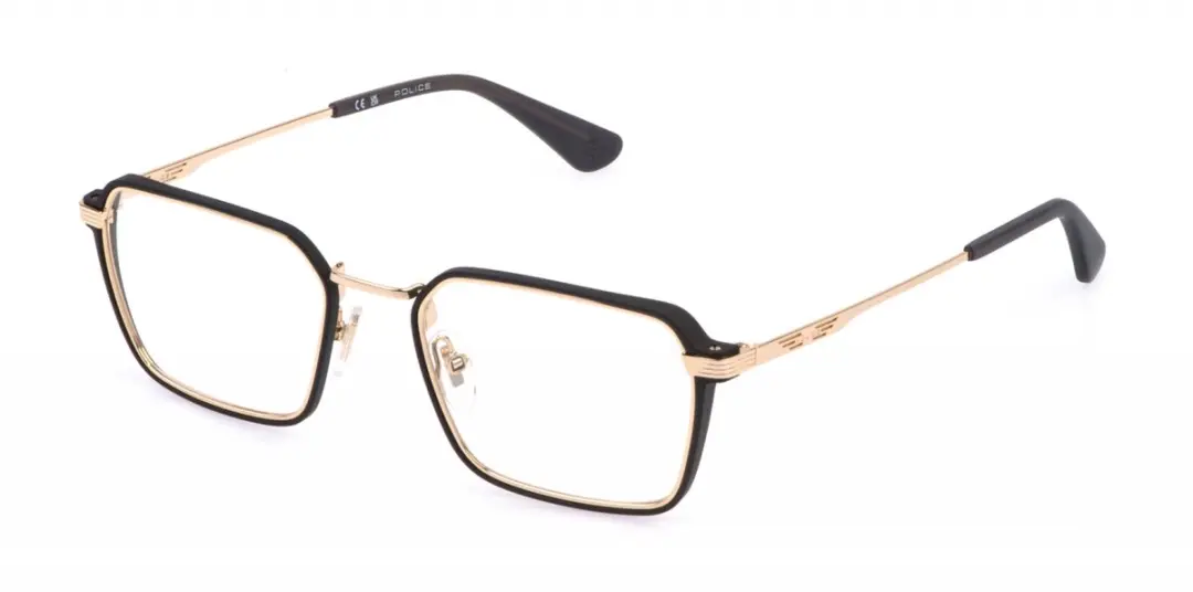 Police VPLQ71 Oro rose' lucido 52/20/145 MAN Brilmonturen