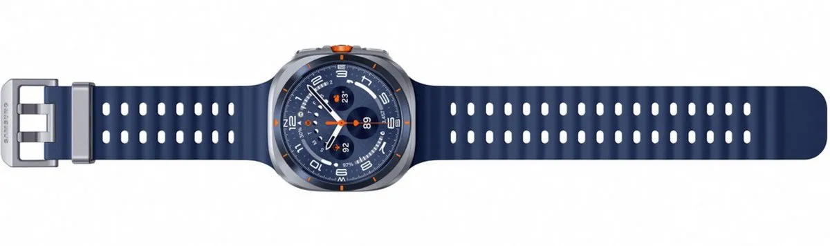 Samsung Galaxy Watch Ultra 2025 Smartwatch - 47mm - Titanium Blauw