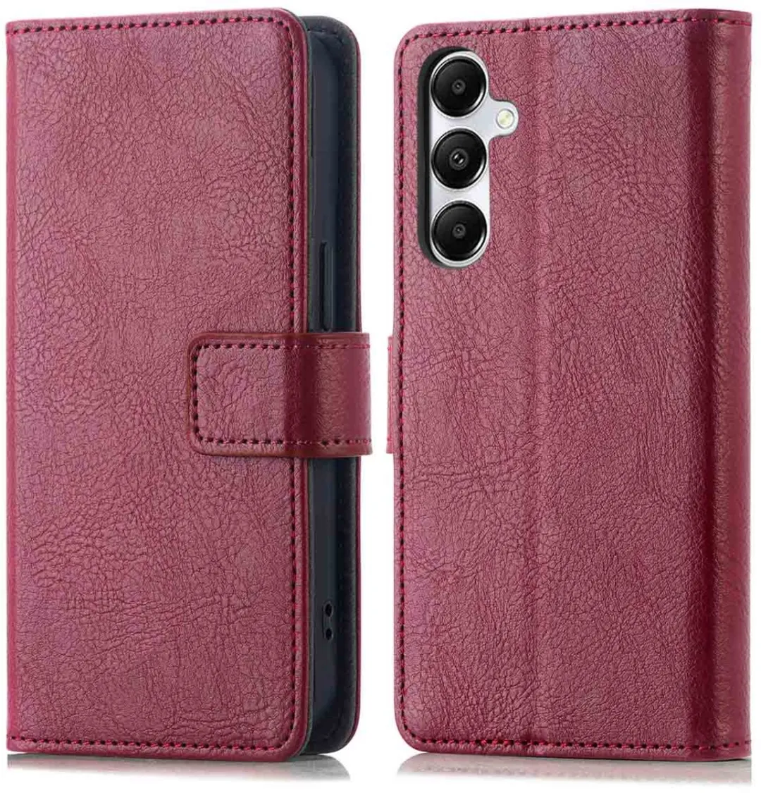 Imoshion Hoesje Samsung Galaxy S25 Plus - 3 Pasjes - Donkerrood