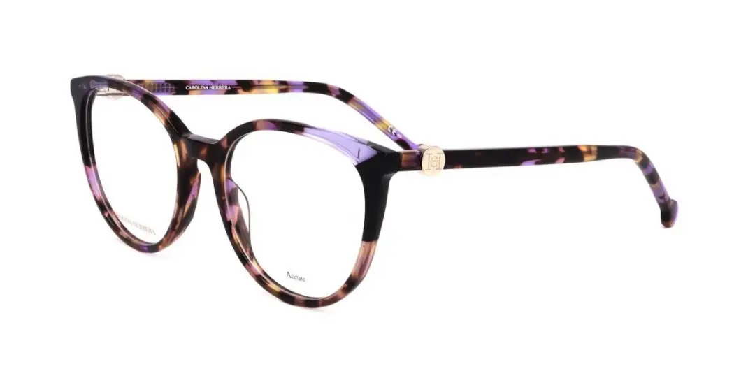 Carolina Herrera CH 0056 Violet havana black 54/19/145 WOMAN Brilmonturen