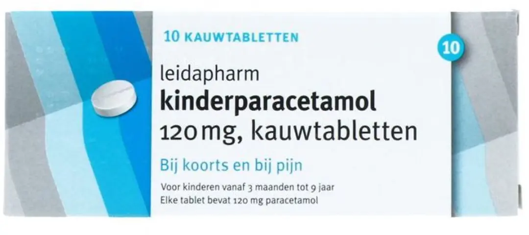 Leidapharm Kinder Paracetamol 120mg 10 tabletten