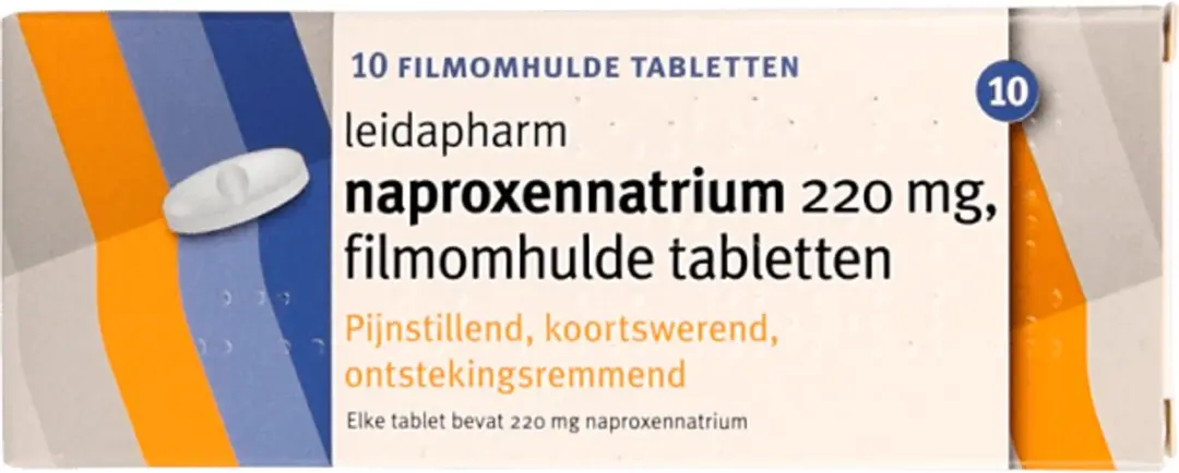 Leidapharm Naproxennatrium 220mg Tabletten - afbeelding 3 van 4