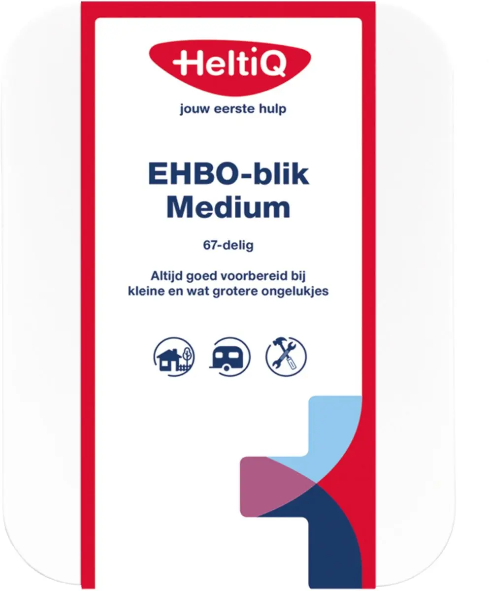 HeltiQ EHBO-blik Medium 1 Stuks
