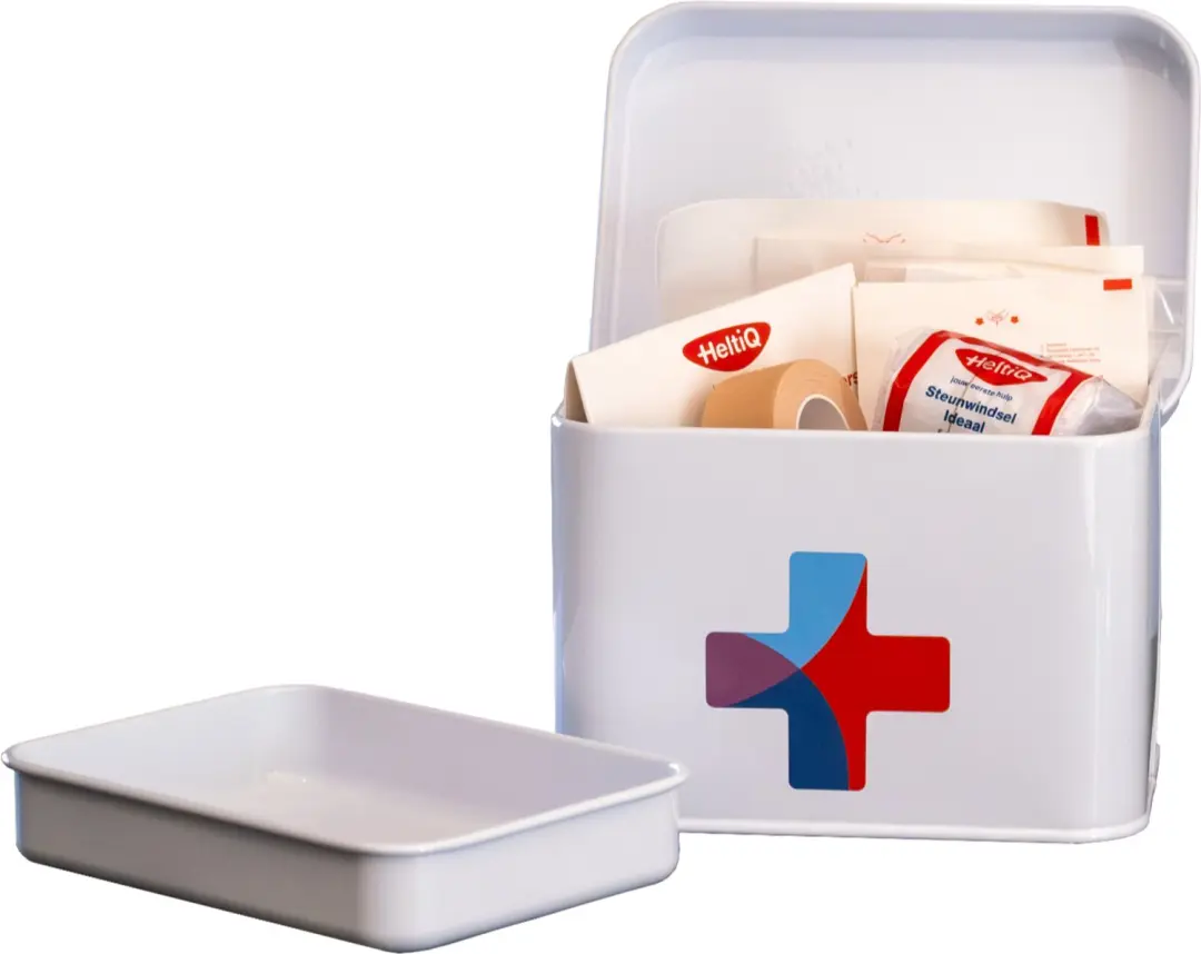 HeltiQ EHBO-blik Medium 1 Stuks - afbeelding 2 van 5