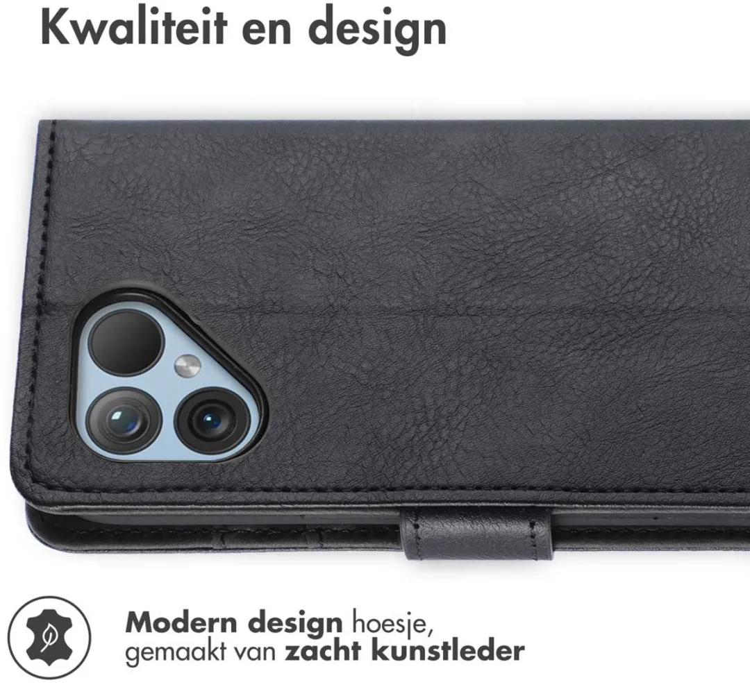 Imoshion Hoesje Fairphone 5 - 3 Pasjes - Zwart