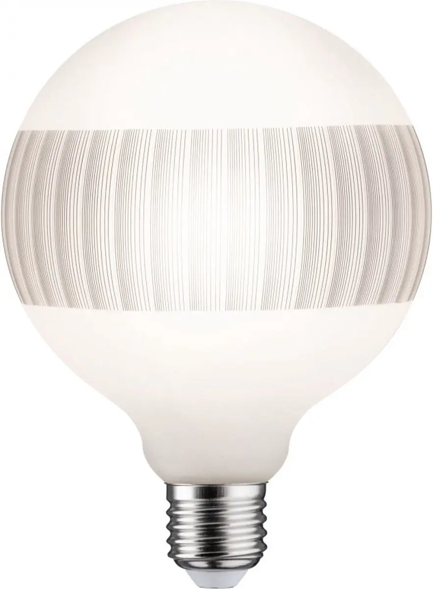 Paulmann LED globe E27 G125 ringspiegel lijn 340lm 2700K dimbaar