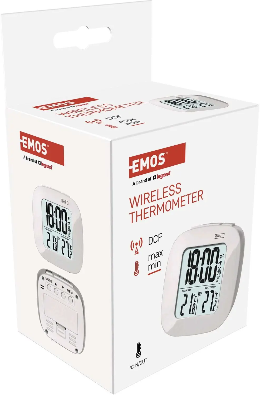 Emos E0127 Digitale Thermometer - Draadloze Sensor - afbeelding 4 van 6