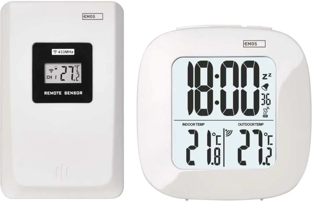 Emos E0127 Digitale Thermometer - Draadloze Sensor - afbeelding 2 van 6