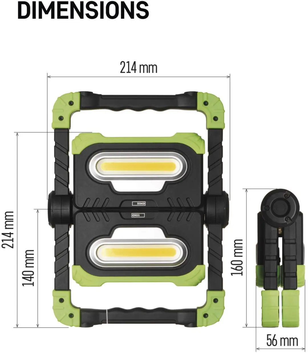 Emos P4536 COB LED Werklamp - 2000 lm - afbeelding 3 van 6