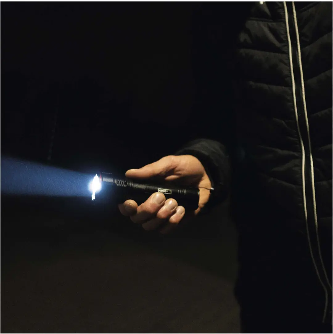 Emos P3114 FOKUS LED-zaklamp metaal - 330 lm - Zwart - afbeelding 5 van 6