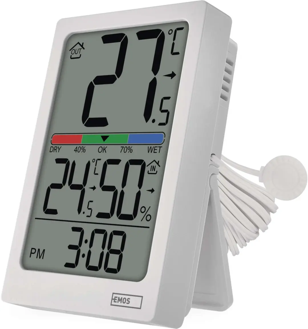EMOS E0558P Digitale Thermometer met Vochtmeter