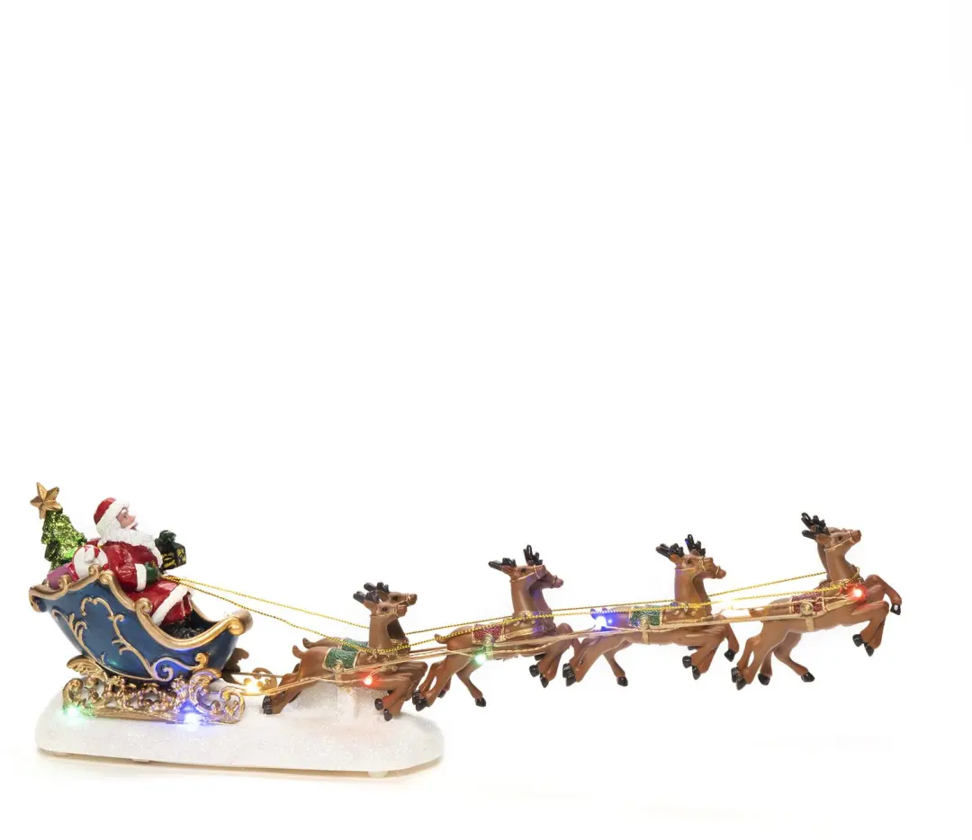 Konstsmide Kerstman in Slee Kerstfiguur