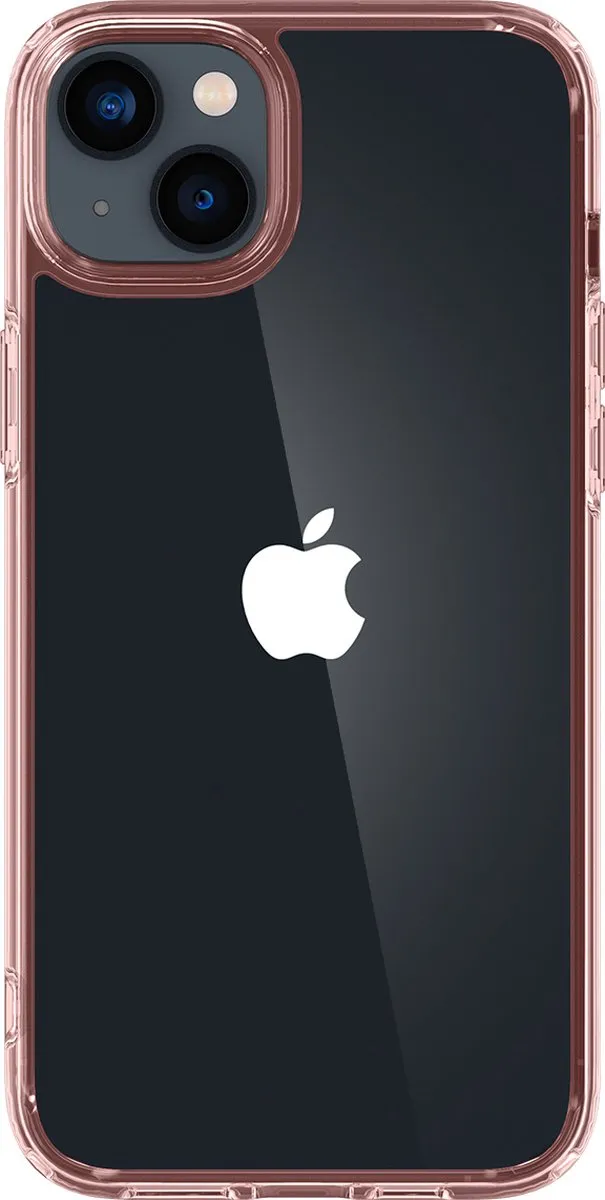 Spigen Ultra Hybrid ACS04897 iPhone 14 Plus Hoesje - Roze/Transparant