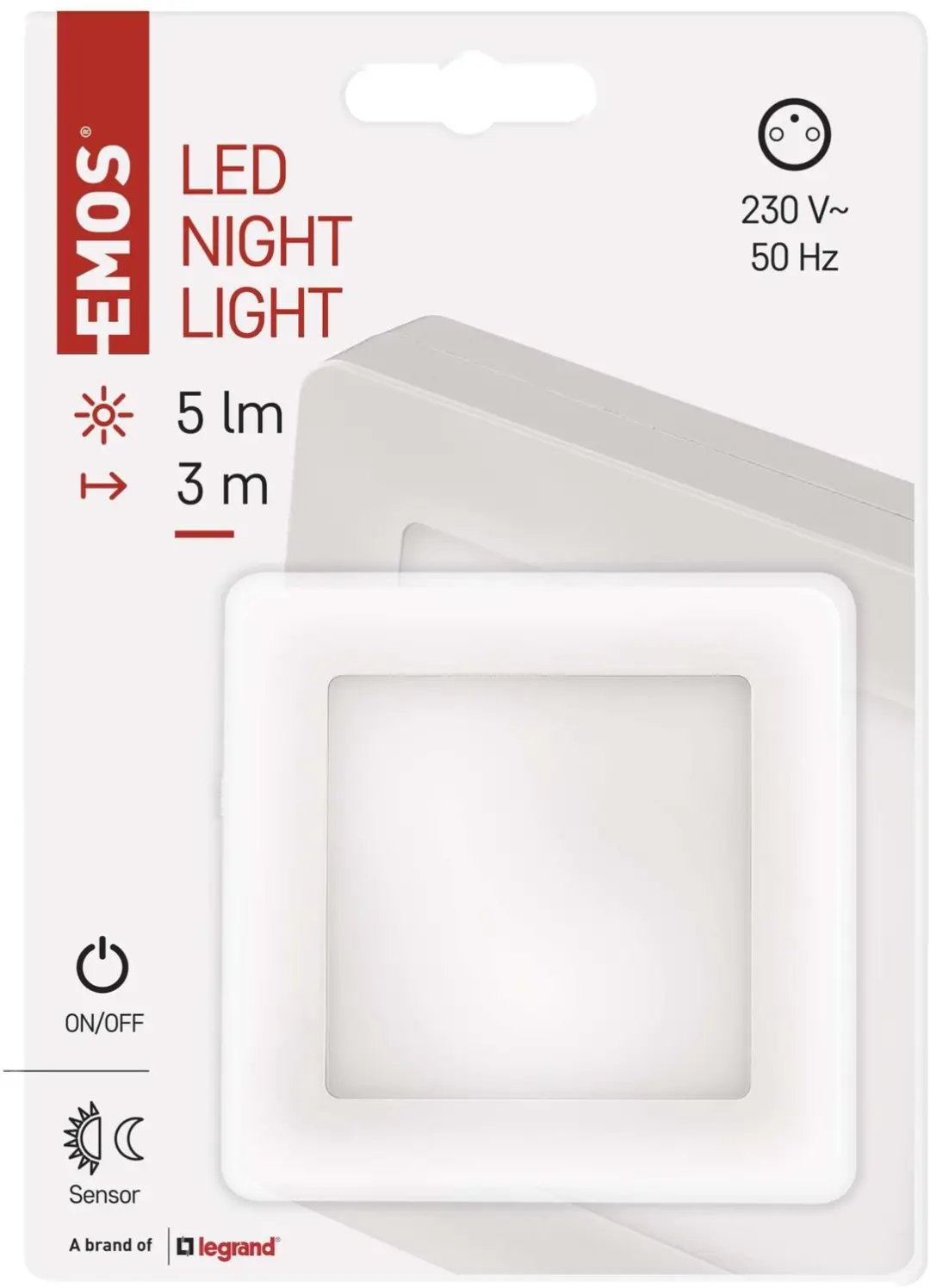 Emos P3316 LED nachtlampje met lichtsensor - afbeelding 3 van 6