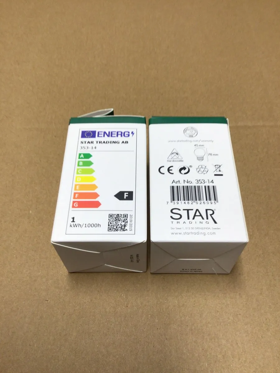 Star Trading Kogellamp E27 0.8W Super Warm Wit - afbeelding 6 van 6