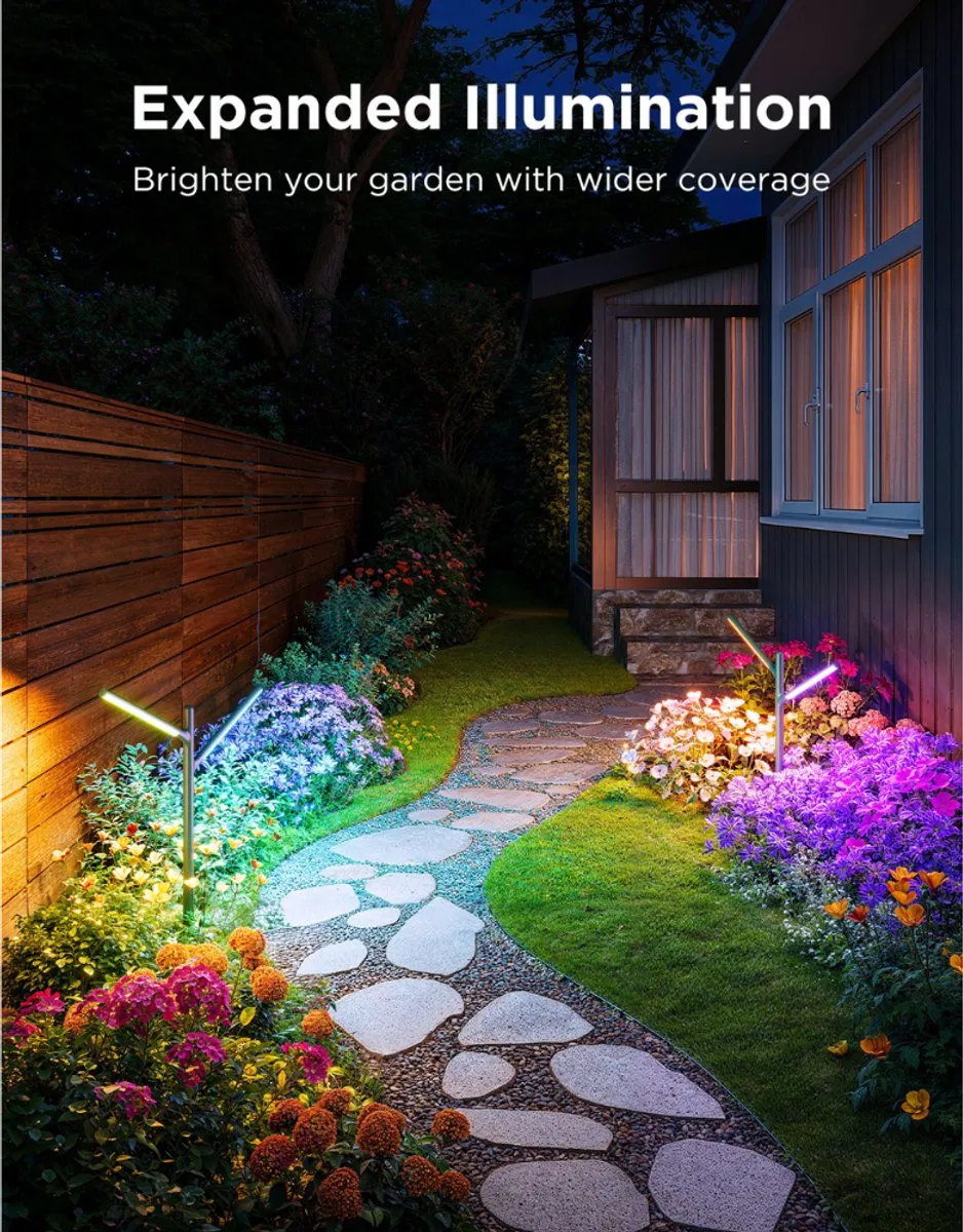 Govee Outdoor Tuinlampen 22W - 2 Stuks Zwart