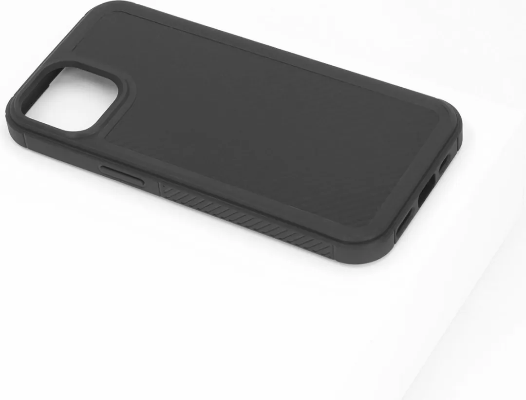 BMAX Carbon Hoesje iPhone 14 - Zwart