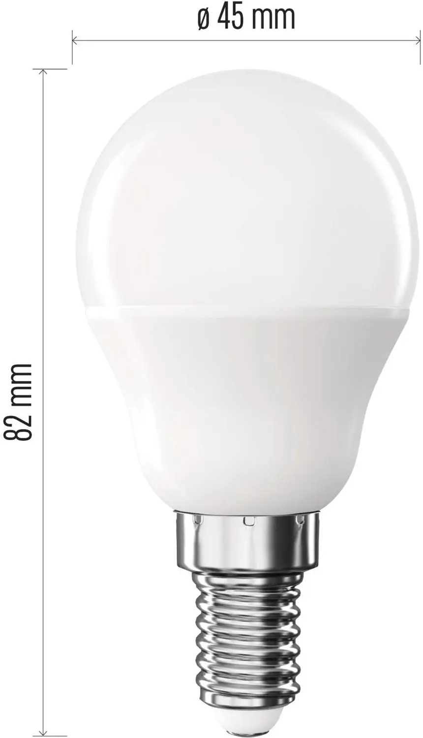 Emos CLS Mini Globe LED-lamp E14 2,2W - 250lm - Warm wit - afbeelding 3 van 6