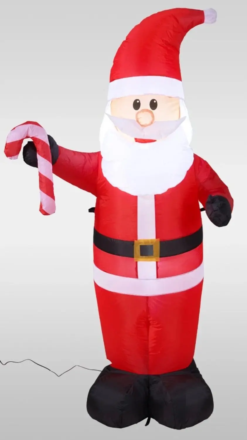 Opblaasbare Kerstman 150 cm met Verlichting