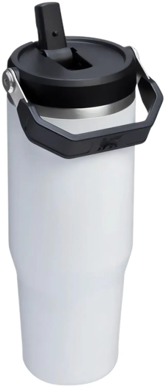 Stanley IceFlow Flip Straw Chalk Tumbler 0.89L - Wit - afbeelding 2 van 3