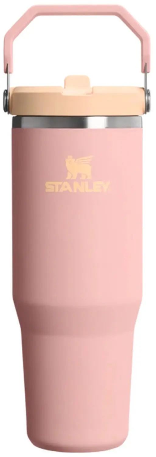 Stanley IceFlow™ Flip Straw Peach Rose Tumbler (Thermosbeker), 0.89L