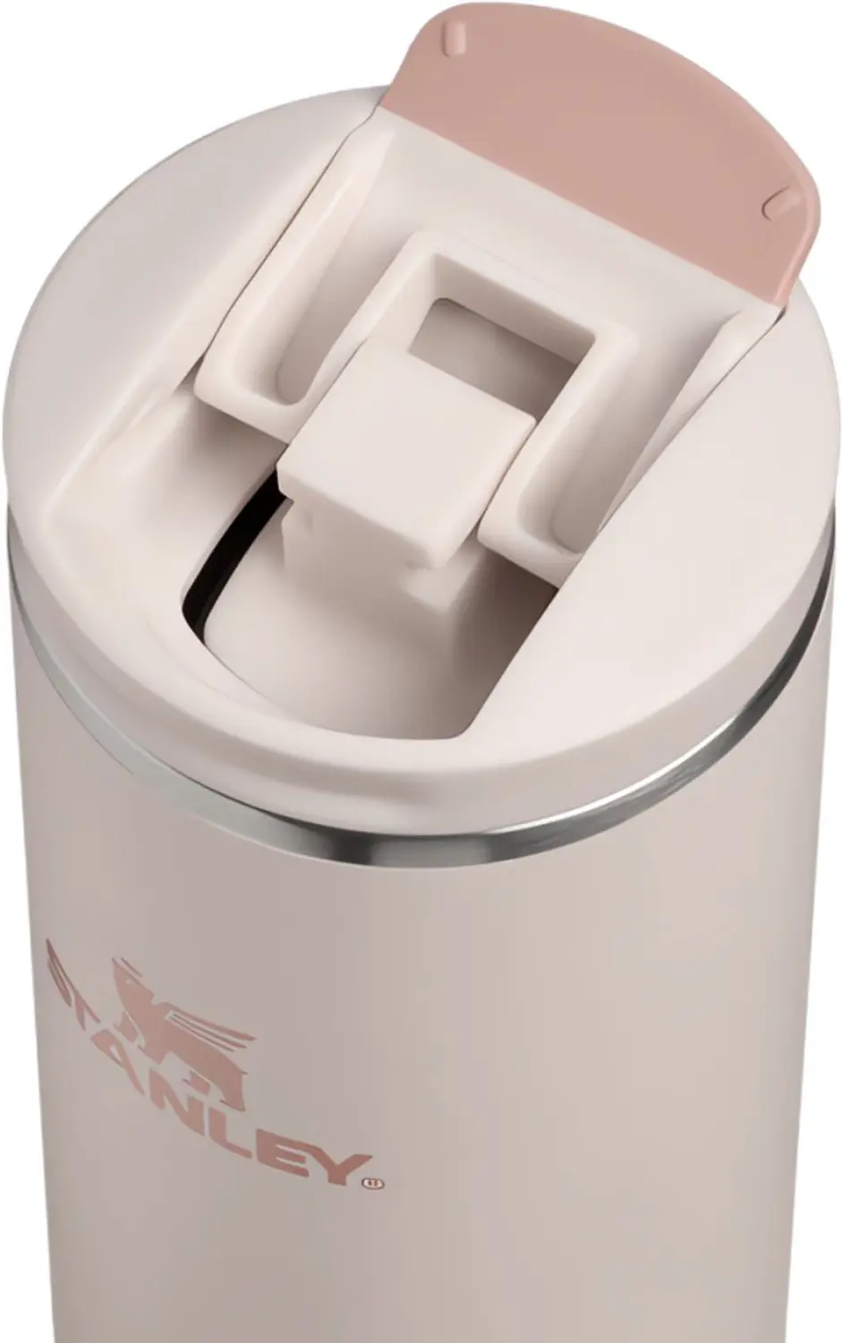 Stanley Transit Fliptop Thermosbeker 350ml - Rose Quartz - afbeelding 2 van 3