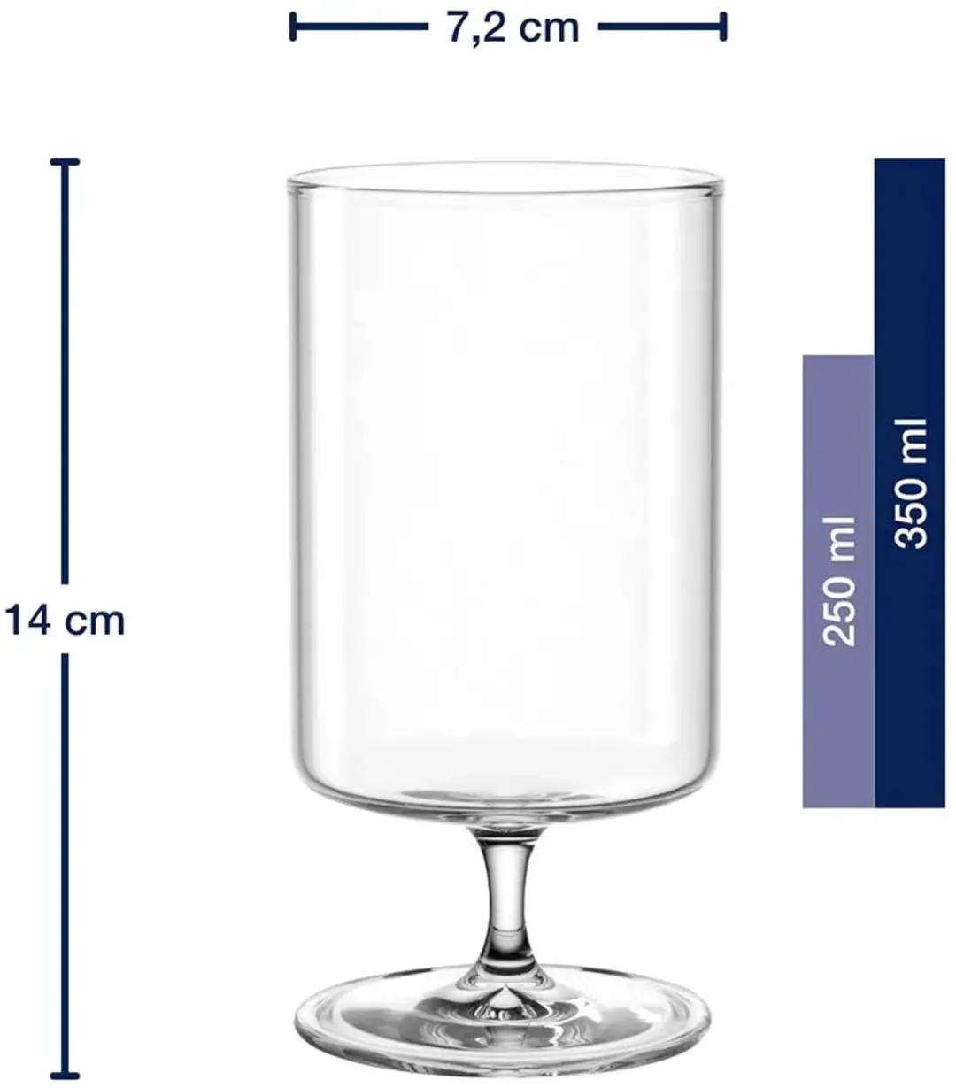 Leonardo BASSO Drinkglas 350ml - Set van 2 - Transparant - afbeelding 5 van 6