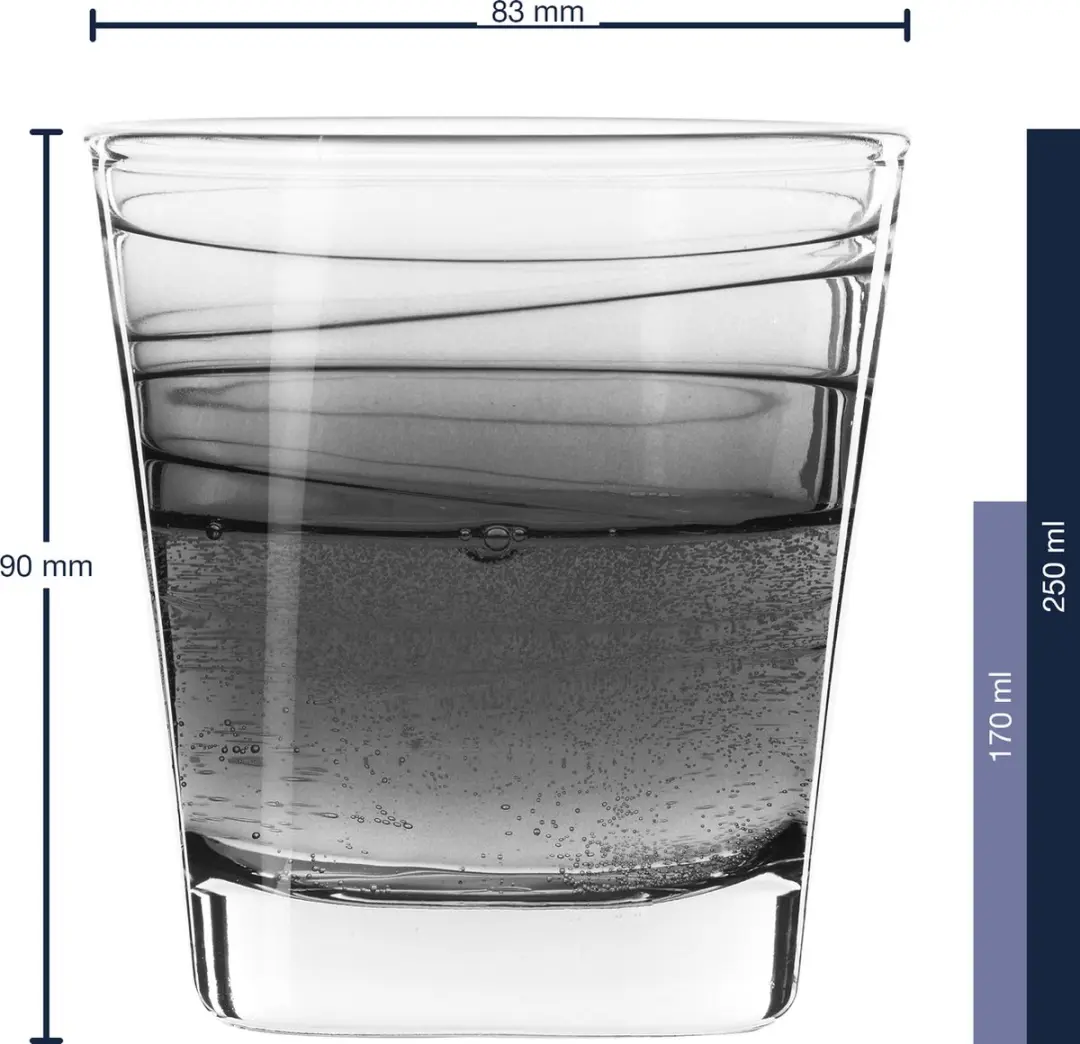 Leonardo Vario Drinkglas 250ml - Set van 6 - afbeelding 3 van 5