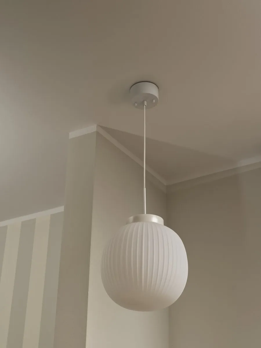 Osram Decor Glass Lantern Marble Pendant E27 - 310cm Wit