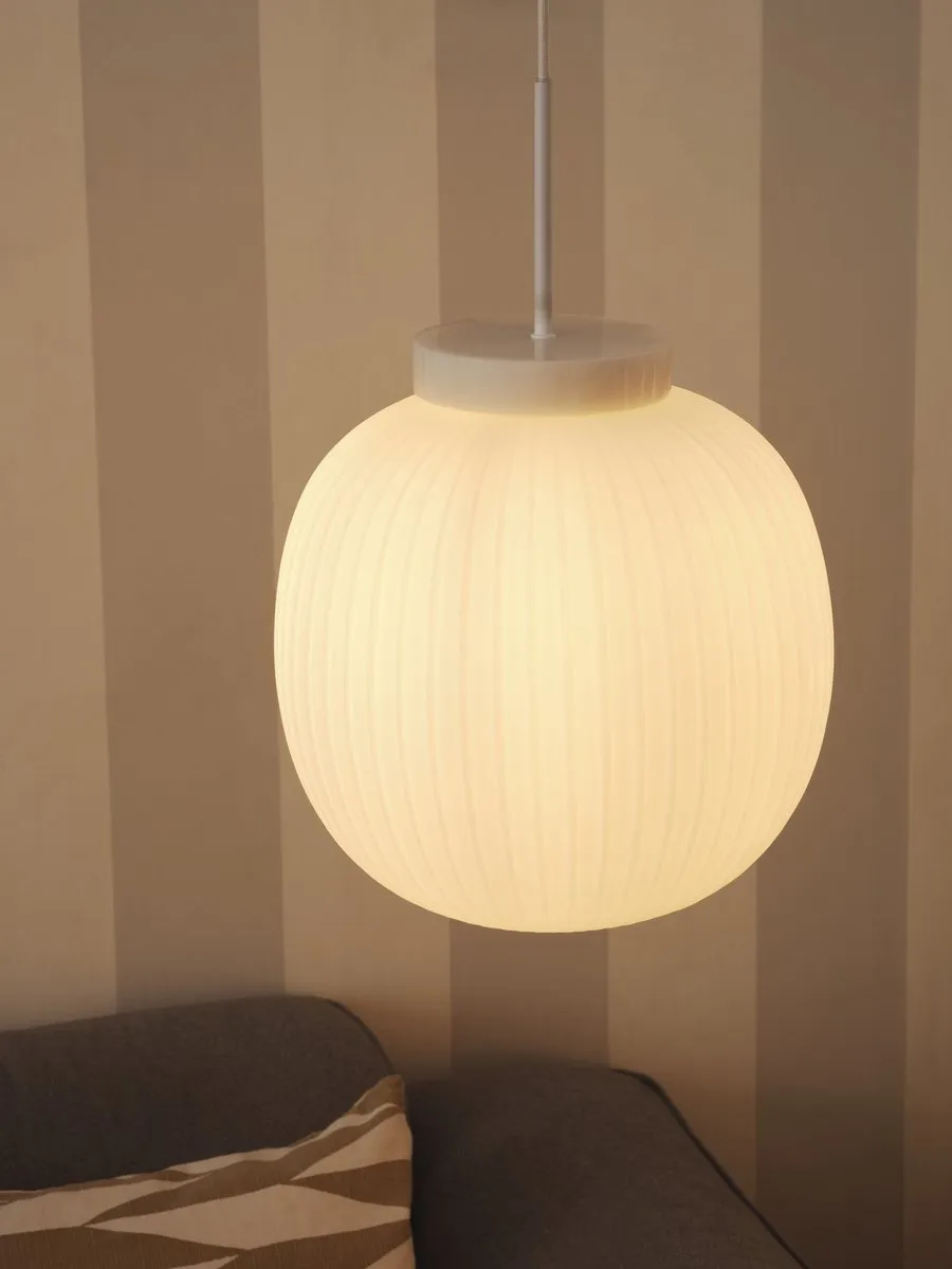 Osram Decor Glass Lantern Marble Pendant E27 - 310cm Wit