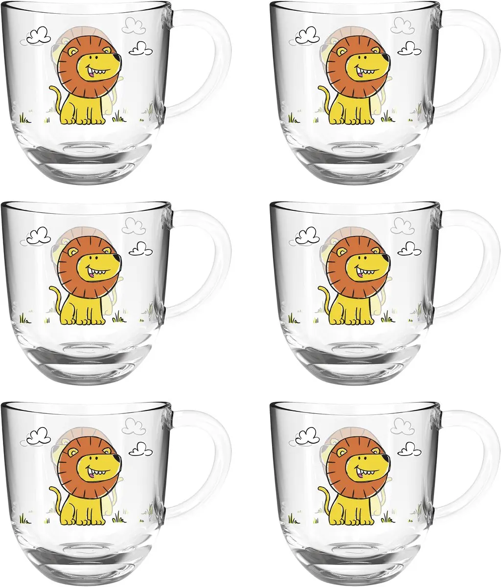 Leonardo BAMBINI glas 280ml leeuw
