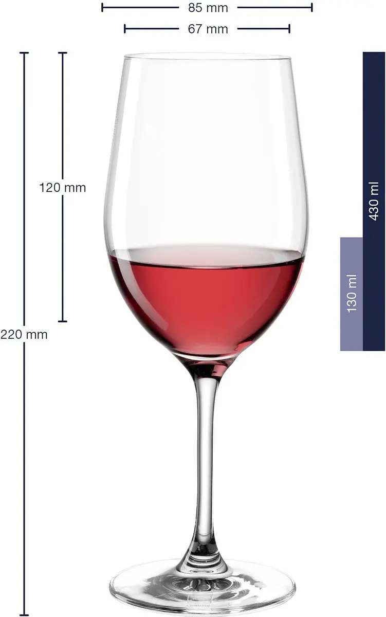 Leonardo Ciao+ Wijnglas 430ml - Set van 6 - afbeelding 6 van 6