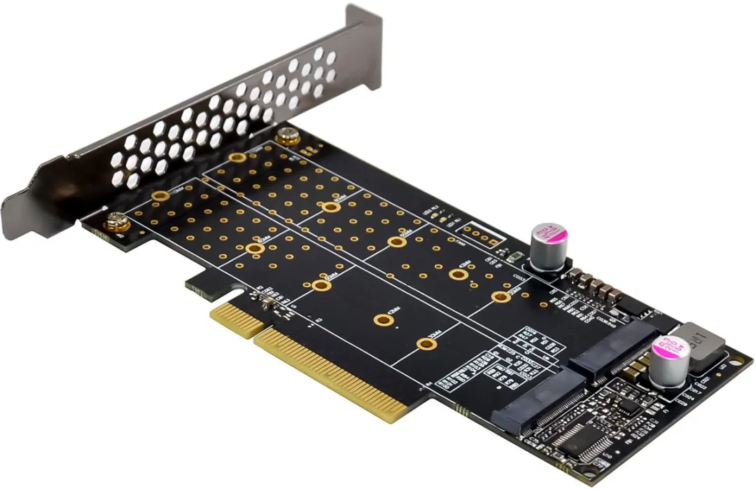 InLine PCIe x8 Kaart naar 2x M.2 NVMe - 76660N