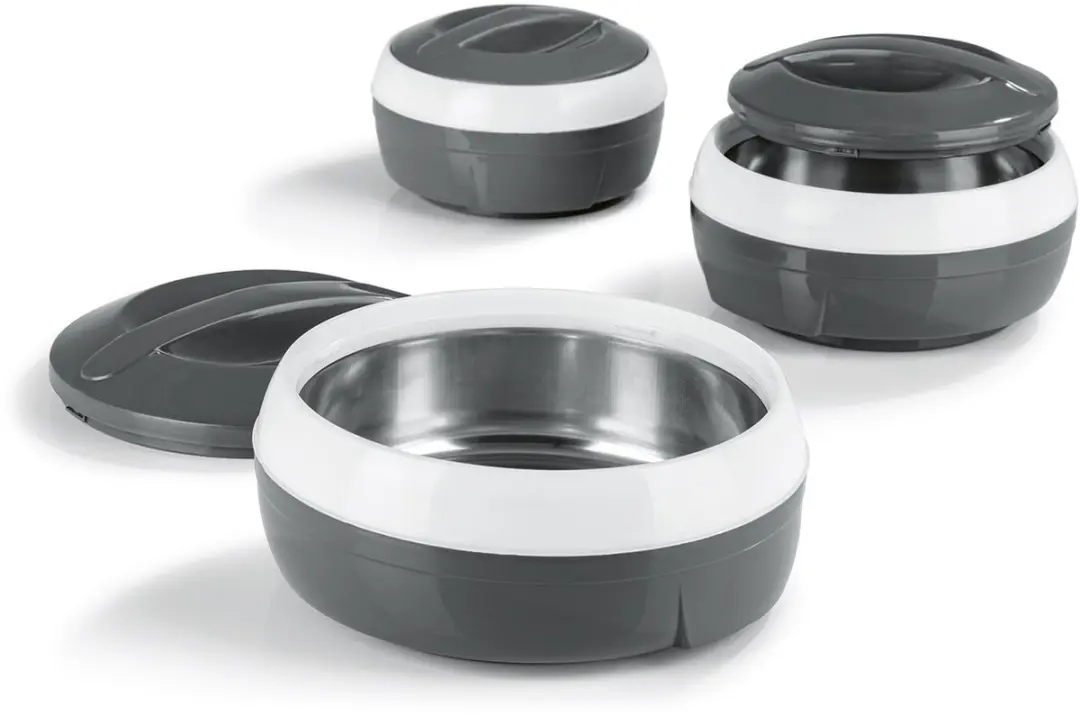 GOURMETmaxx Thermoskommen set van 3