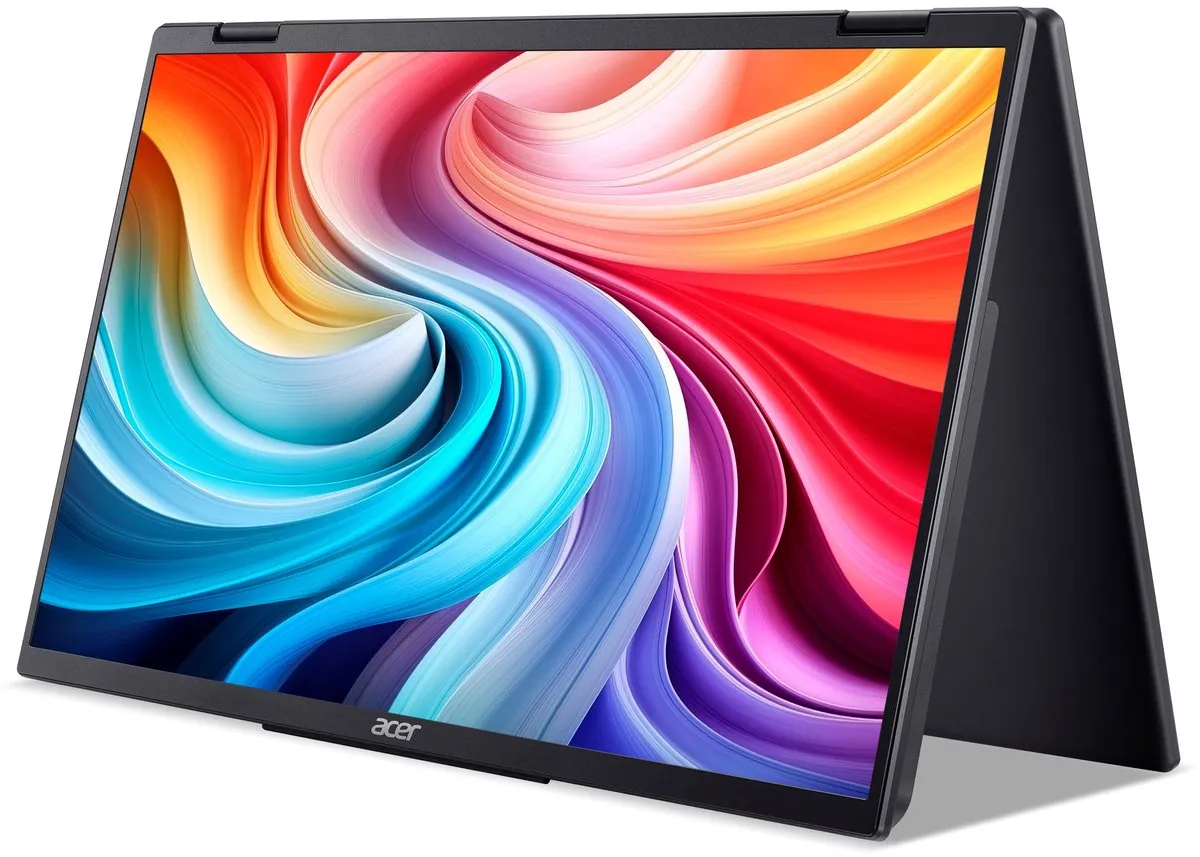 Acer PD193QTE Opvouwbaar Dual Screen Monitor 18.5 inch - 100Hz - Zwart - afbeelding 6 van 6