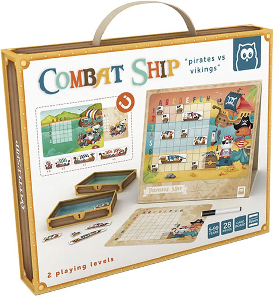 Eurekakids Combat Ship My First Zeeslag Magnetisch Piraten & Vikingen